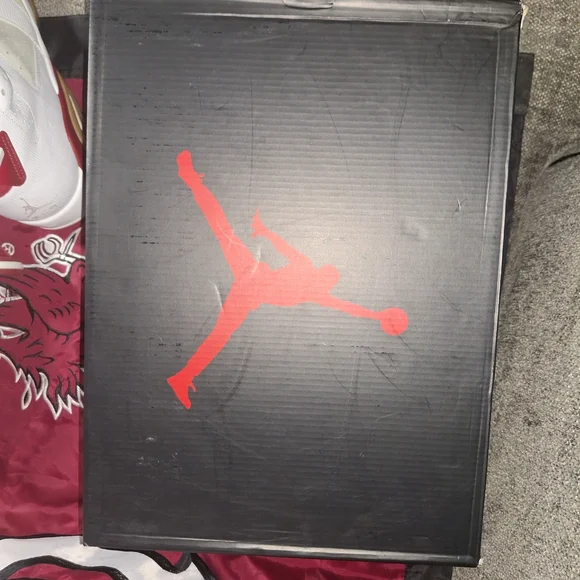  Nike Air Jordan VI 6 Retro Alternate White Grey Red - Picture 9 of 9